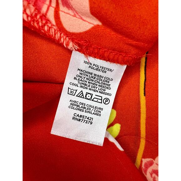 Ann Taylor LOFT red Lilly back bar top size M - Picture 5 of 7